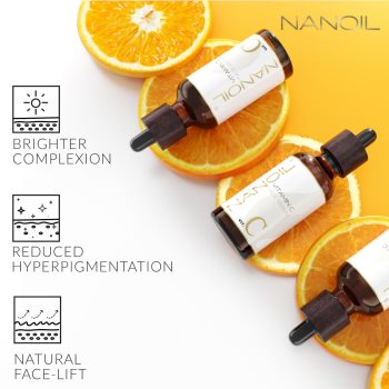 Nanoil Vitamin C ser facial cu efect iluminator cu vitamina C - imagine 3